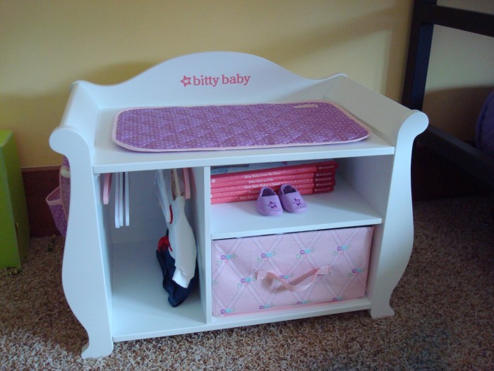 American girl bitty store baby changing table