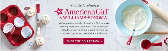 American girl baking